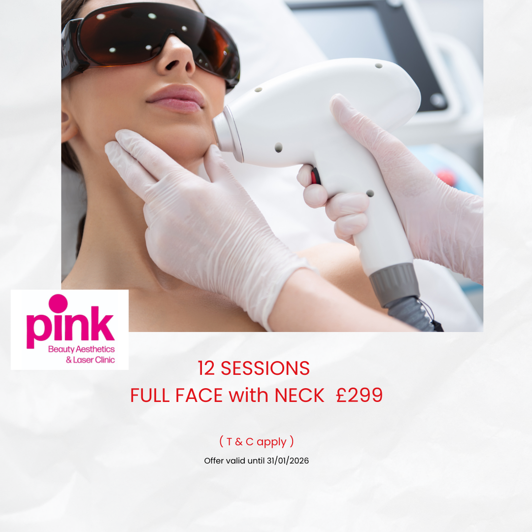 Full face with neck Laser Hair Removal